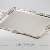 Imperial silver plated serving tray with handles