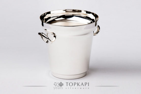 Ellipse silver plated champagne bucket