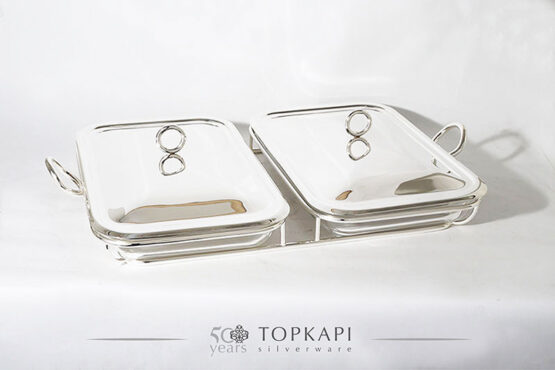 Topkapi-Double rectangular Pyrex holder