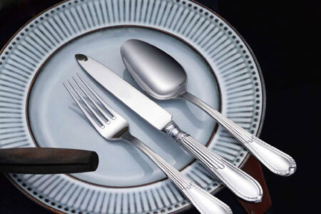 'Malmaison' silver plated or stainless steel cutlery