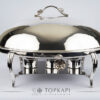 Topkapi-Oval 74 cm chafing dish-Anemone