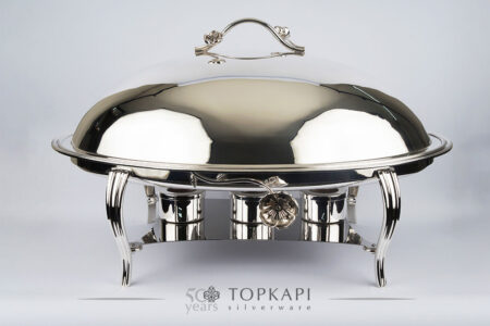 Oval 74 cm Lamb 'Ouzi' chafing dish (Anemone)