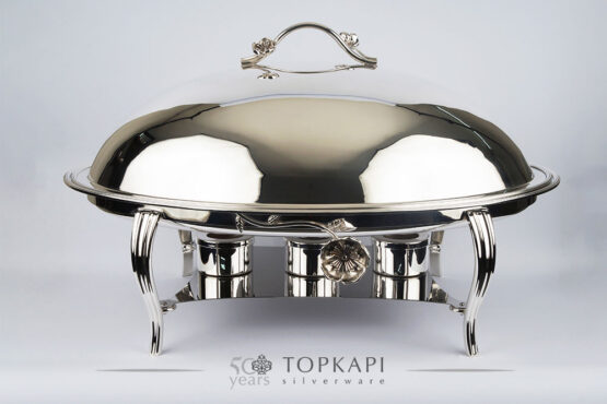 Topkapi-Oval 74 cm chafing dish-Anemone