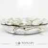 Hammered-Salad-sweets-bowl-Knot-design-topkapi-silver plated