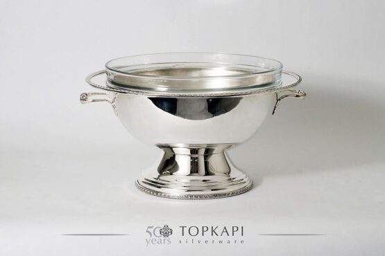 Topkapi-salad-bowl-Soup-handles-silver plated
